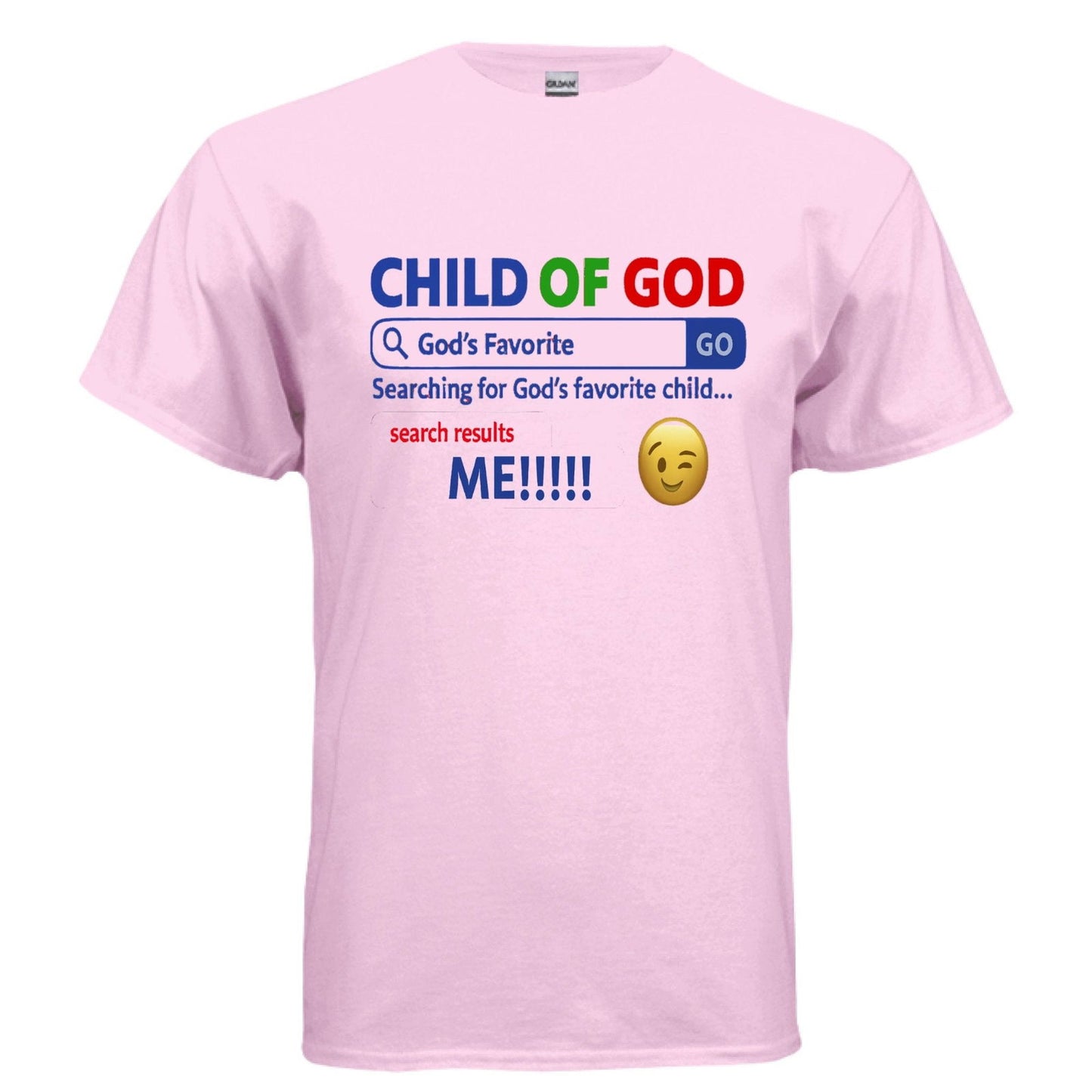 His Child Funny Search Engine Unisex Christian T-shirt - ClaimedbyGodDesigns