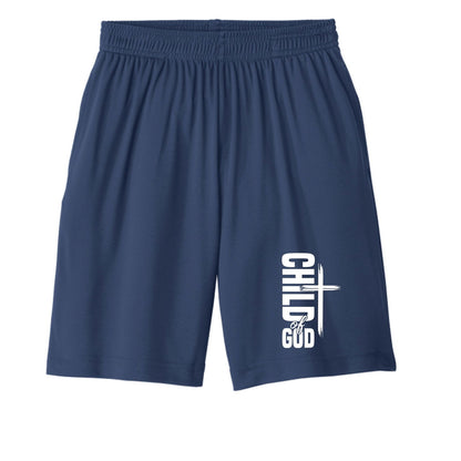His Child Youth Christian Shorts - ClaimedbyGodDesigns