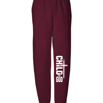 His Child Youth Christian Sweatpants - ClaimedbyGodDesigns