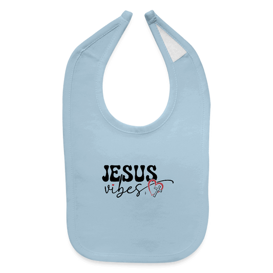 His Vibes Christian Baby Bib - ClaimedbyGodDesigns