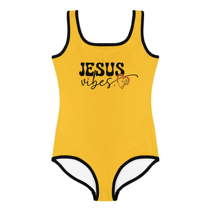 His Vibes Christian Kids Swimsuit - ClaimedbyGodDesigns