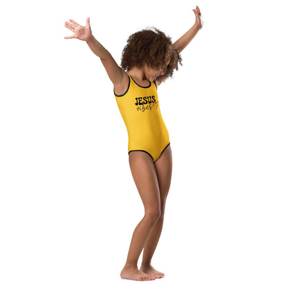 His Vibes Christian Kids Swimsuit - ClaimedbyGodDesigns