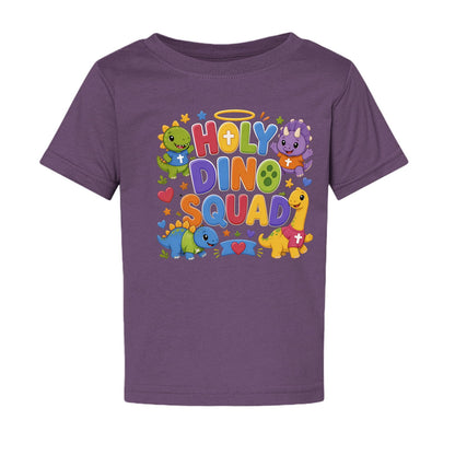 Holy Dino Squad Toddler Christian T-shirt - ClaimedbyGodDesigns
