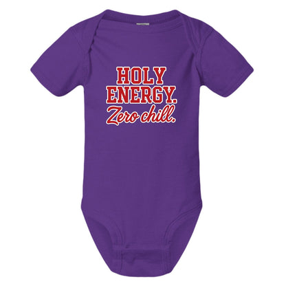 Holy Energy Zero Chill Christian Baby Jumpsuit - ClaimedbyGodDesigns