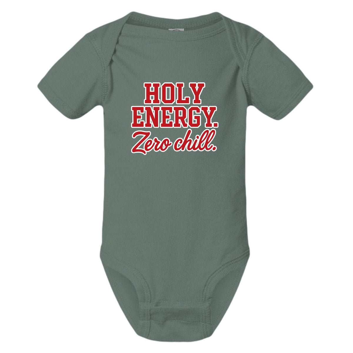 Holy Energy Zero Chill Christian Baby Jumpsuit - ClaimedbyGodDesigns