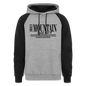Holy Mountain Christian Unisex Colorblock Hooded Sweatshirt - ClaimedbyGodDesigns