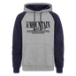 Holy Mountain Christian Unisex Colorblock Hooded Sweatshirt - ClaimedbyGodDesigns