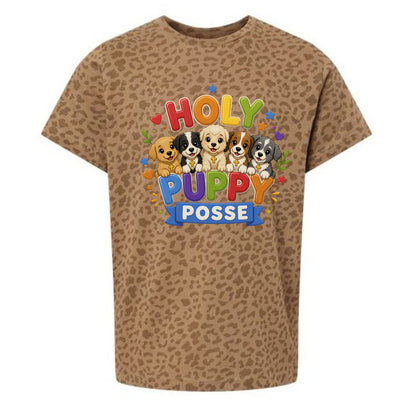 Holy Puppy Posse  Christian Toddler T-shirt - ClaimedbyGodDesigns