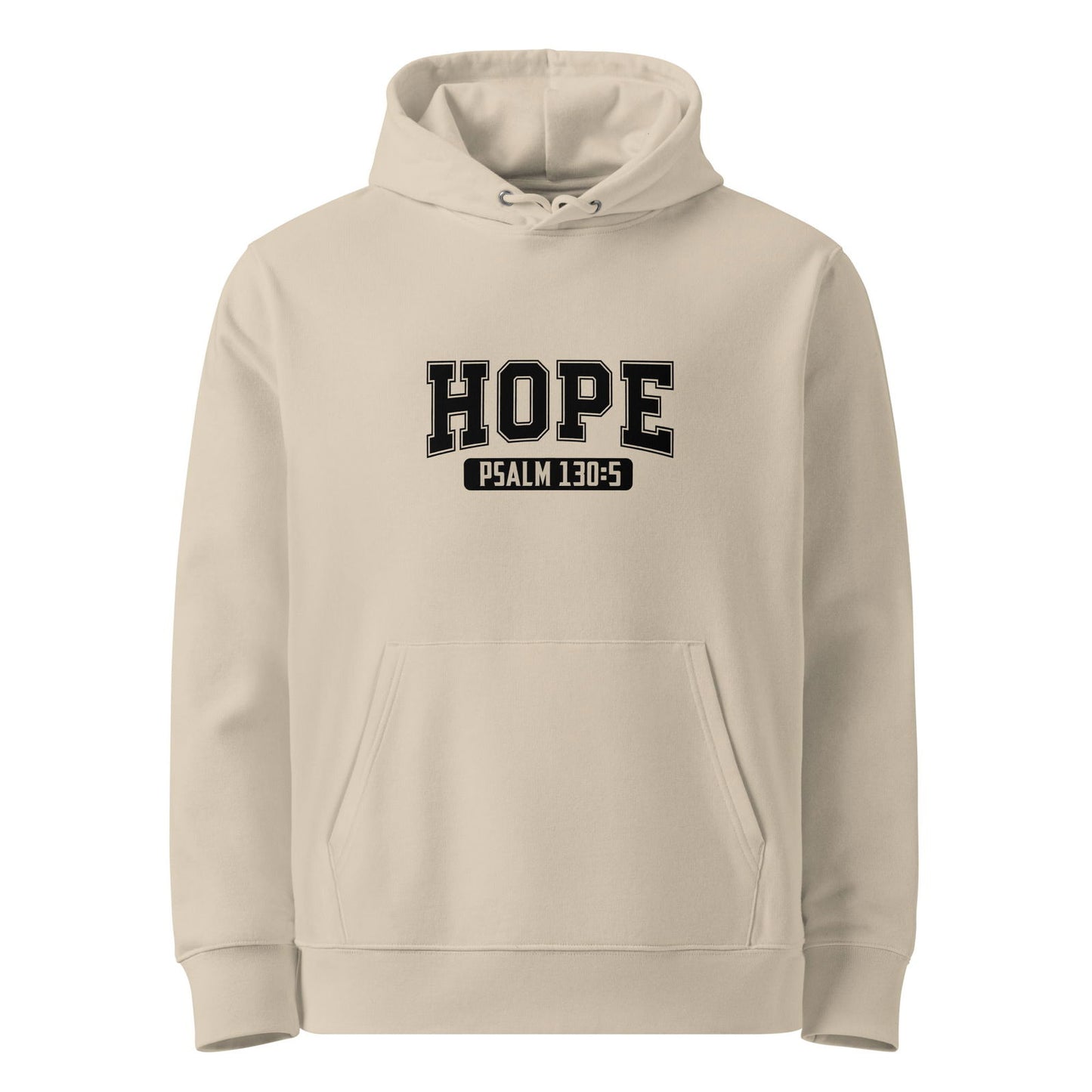 Hope Unisex Christian essential organic hooded sweatshirt - ClaimedbyGodDesigns