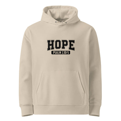 Hope Unisex Christian essential organic hooded sweatshirt - ClaimedbyGodDesigns