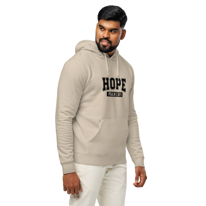 Hope Unisex Christian essential organic hooded sweatshirt - ClaimedbyGodDesigns