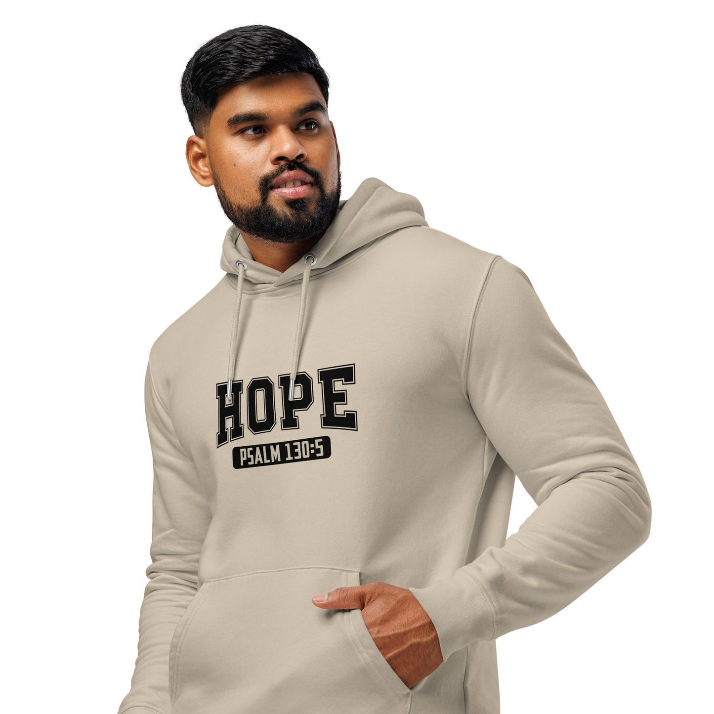 Hope Unisex Christian essential organic hooded sweatshirt - ClaimedbyGodDesigns