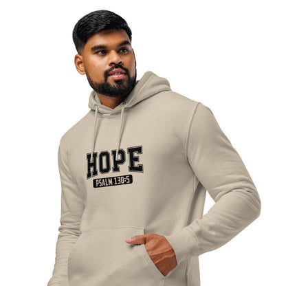 Hope Unisex Christian essential organic hooded sweatshirt - ClaimedbyGodDesigns