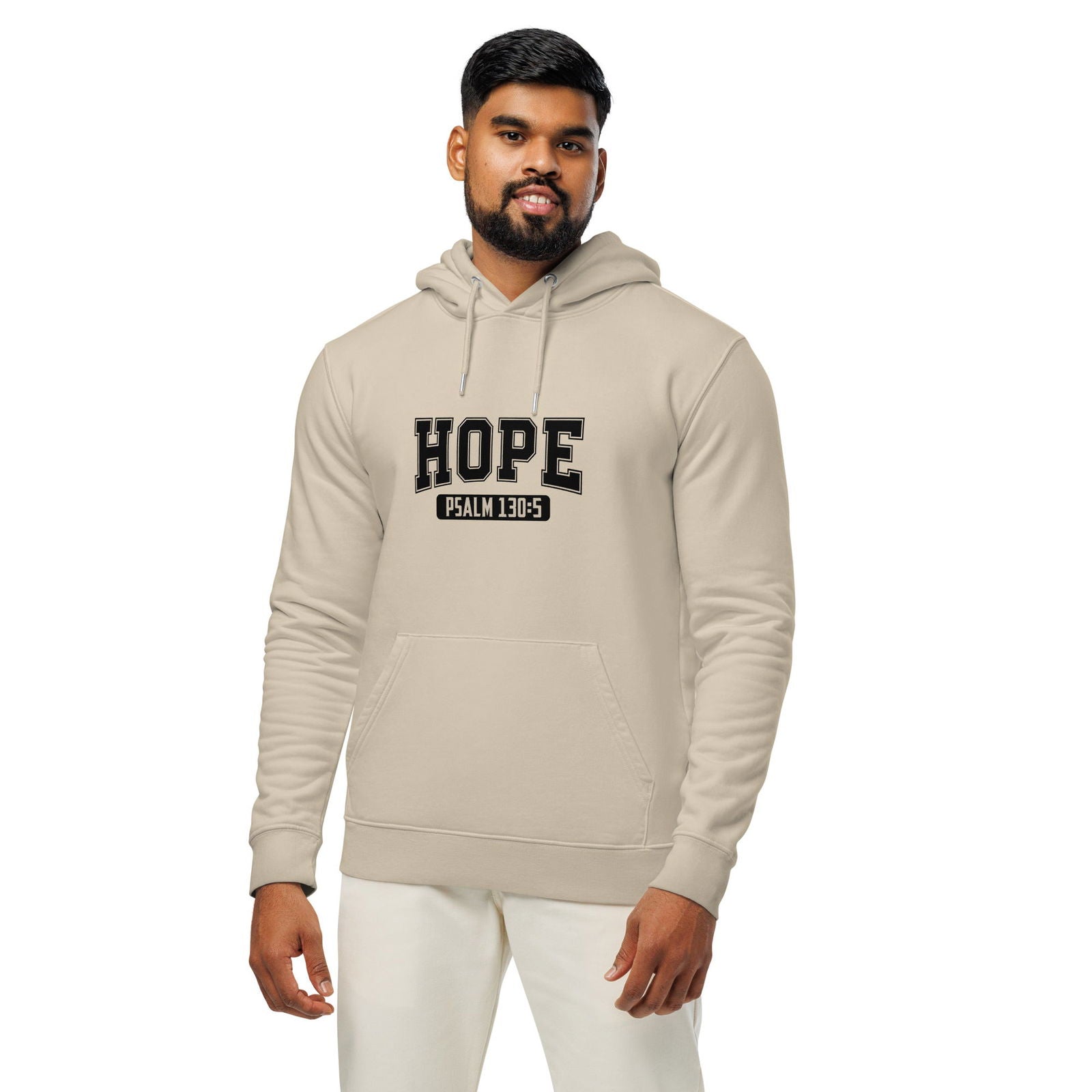 Hope Unisex Christian essential organic hooded sweatshirt - ClaimedbyGodDesigns