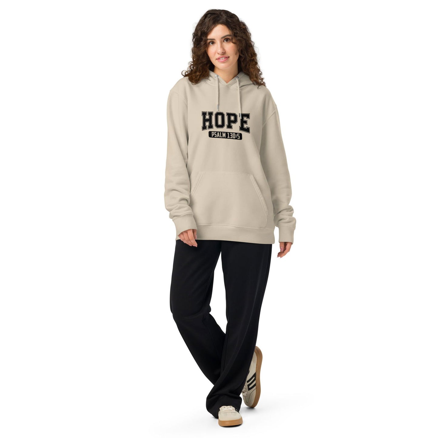Hope Unisex Christian essential organic hooded sweatshirt - ClaimedbyGodDesigns