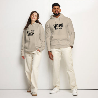 Hope Unisex Christian essential organic hooded sweatshirt - ClaimedbyGodDesigns