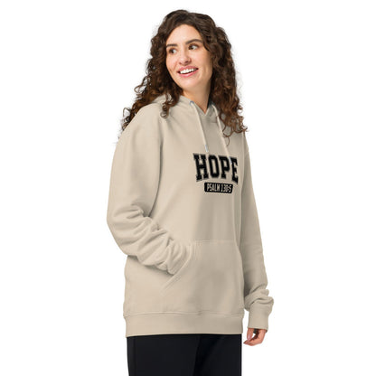 Hope Unisex Christian essential organic hooded sweatshirt - ClaimedbyGodDesigns