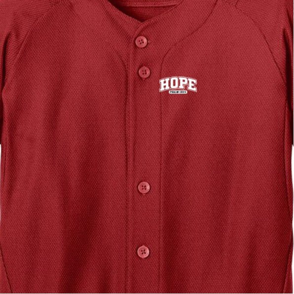 Hope Youth Christian Full-Button Jersey - ClaimedbyGodDesigns