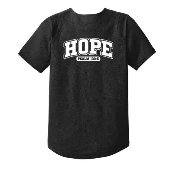 Hope Youth Christian Full-Button Jersey - ClaimedbyGodDesigns