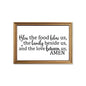 Bless the food before us, the family beside us Christian Canvas