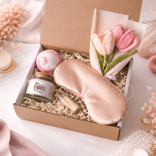 I Am His Masterpiece – Ephesians 2:10 Blush Calm Christian Gift Set - ClaimedbyGodDesigns