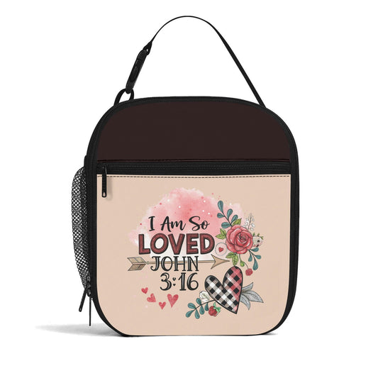 I Am So Loved – Insulated Christian Lunch Box for Kids - ClaimedbyGodDesigns