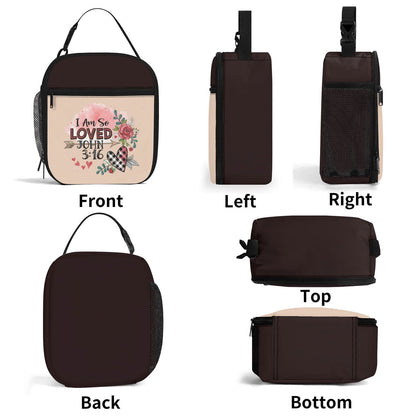 I Am So Loved – Insulated Christian Lunch Box for Kids - ClaimedbyGodDesigns