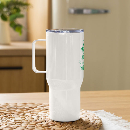 I Am The Miracle Working Wonder Of God Christian Travel mug with a handle - ClaimedbyGodDesigns