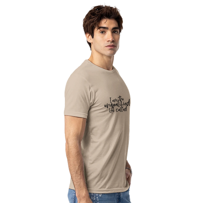 I Am The Unqualified He Called Christian Unisex Crewneck T-Shirt - ClaimedbyGodDesigns