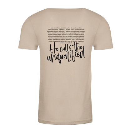 I Am The Unqualified He Called Christian Unisex Crewneck T-Shirt - ClaimedbyGodDesigns