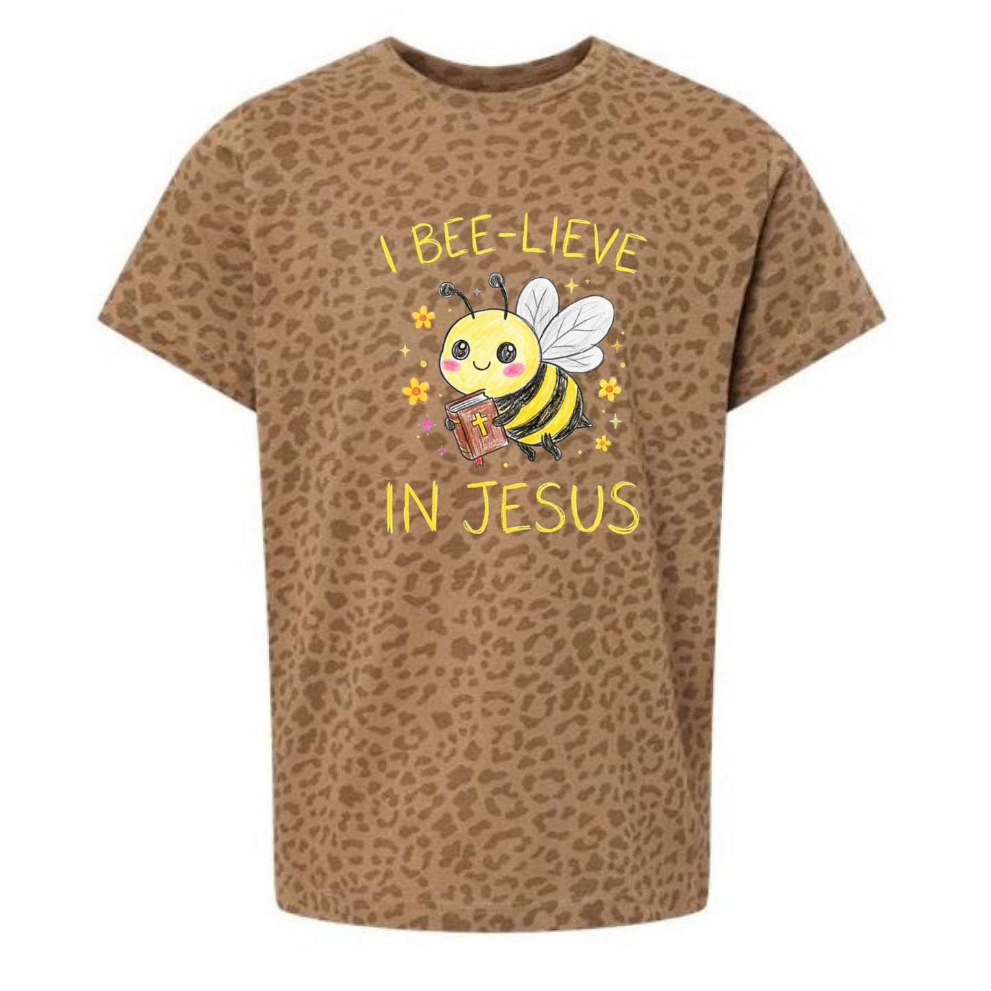 I Bee-lieve In Jesus Toddler Christian T-shirt - ClaimedbyGodDesigns