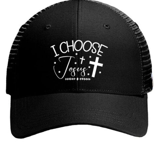 I Choose Him Adult Christian Hat - ClaimedbyGodDesigns