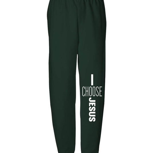 I Choose Him Youth Christian Sweatpants - ClaimedbyGodDesigns