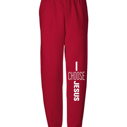 I Choose Him Youth Christian Sweatpants - ClaimedbyGodDesigns
