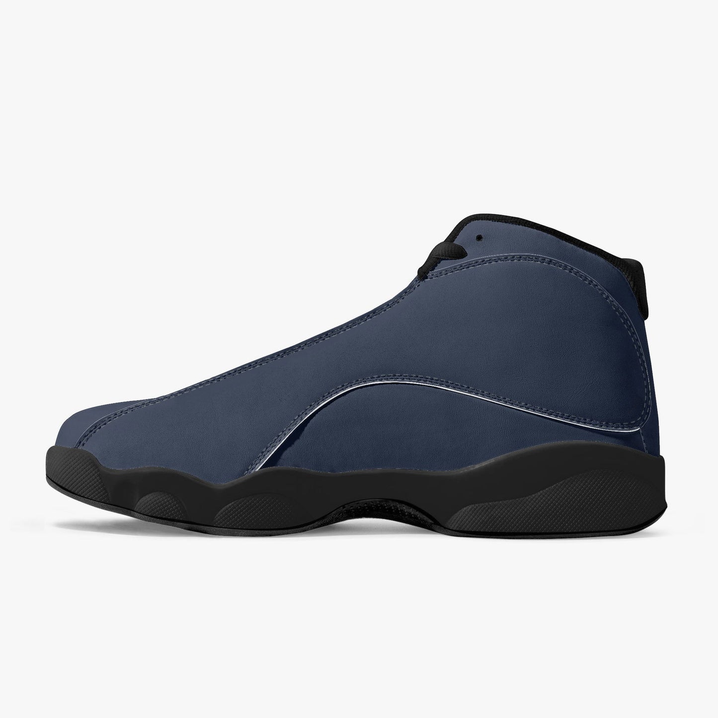 I Choose Jesus Christian Black Sole High-Top Leather Basketball Sneakers - ClaimedbyGodDesigns