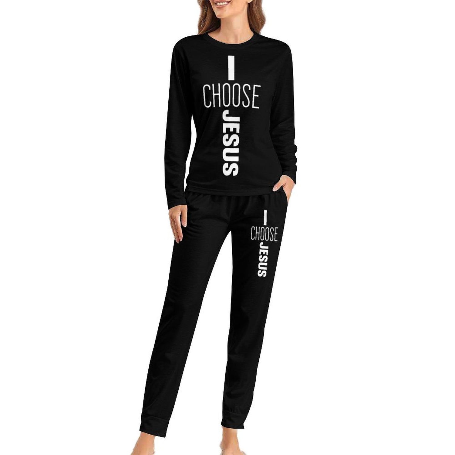 I Choose Jesus Women's Christian Pajamas - ClaimedbyGodDesigns