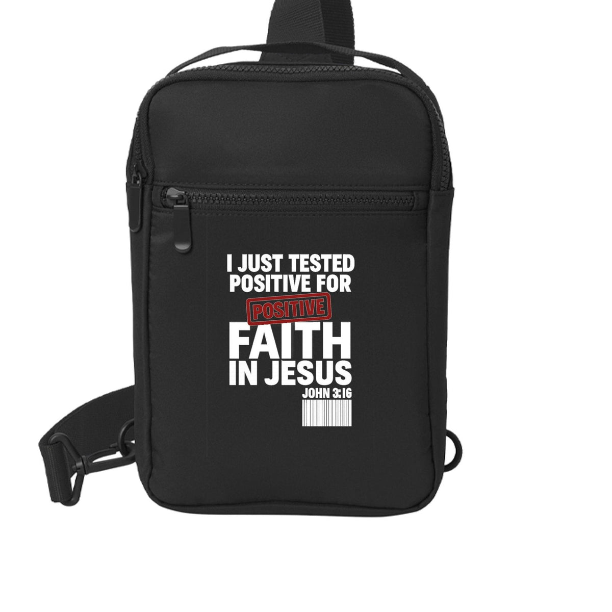 I Just Tested Positive For Faith In Jesus Christian Backpack - ClaimedbyGodDesigns