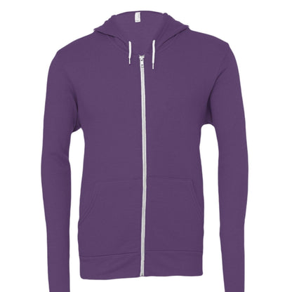 I Live For Him Unisex Christian Fleece Full-zip Hooded Sweatshirt - ClaimedbyGodDesigns