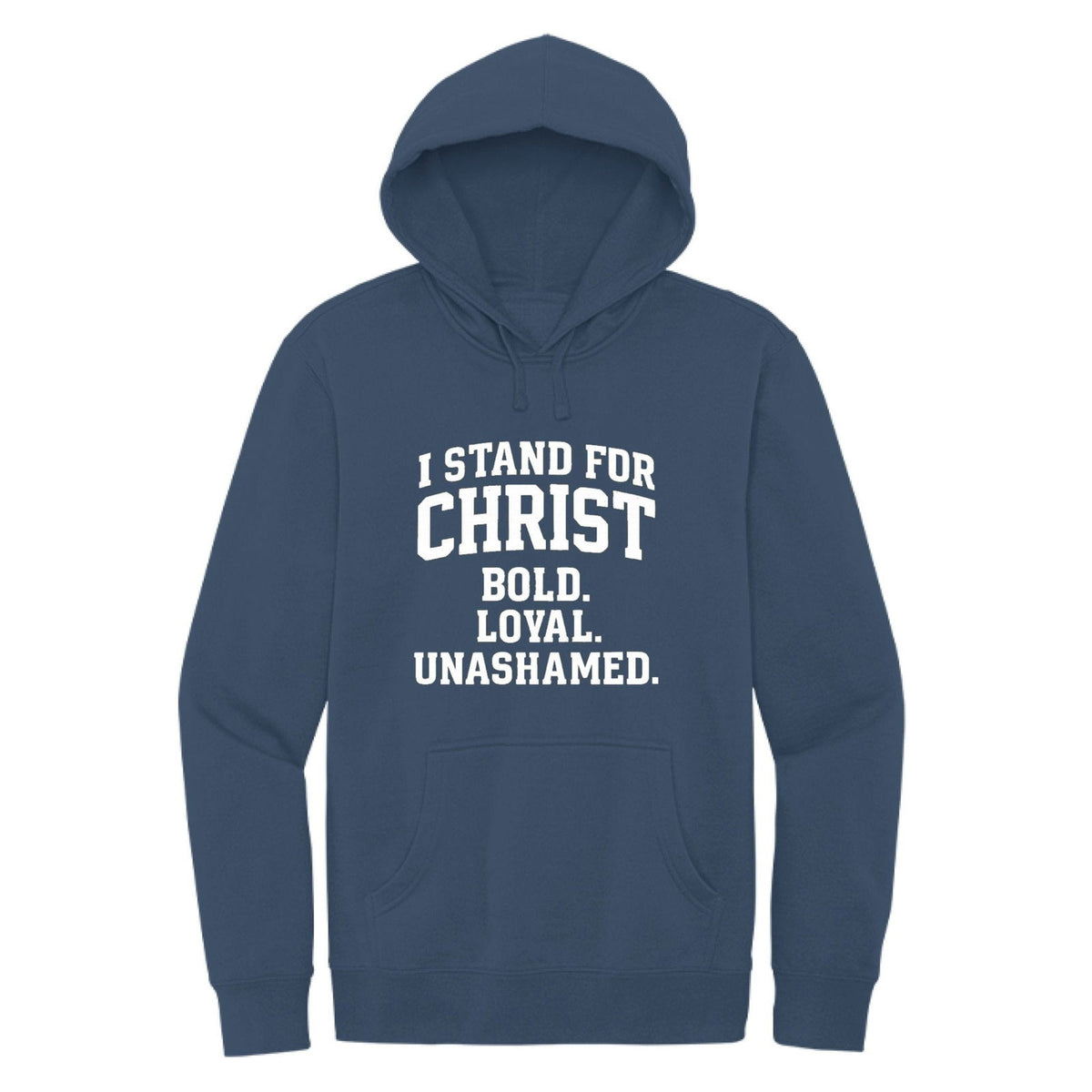 I Stand For Christ Unisex Christian Pullover Hooded Sweatshirt - ClaimedbyGodDesigns
