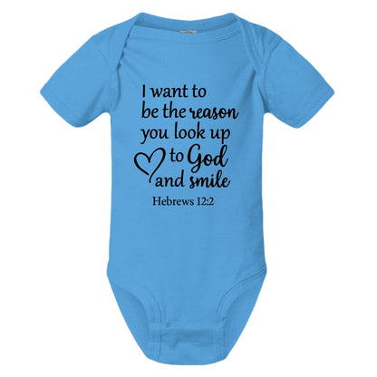 I Want To Be The Reason Christian Baby Jumpsuit - ClaimedbyGodDesigns