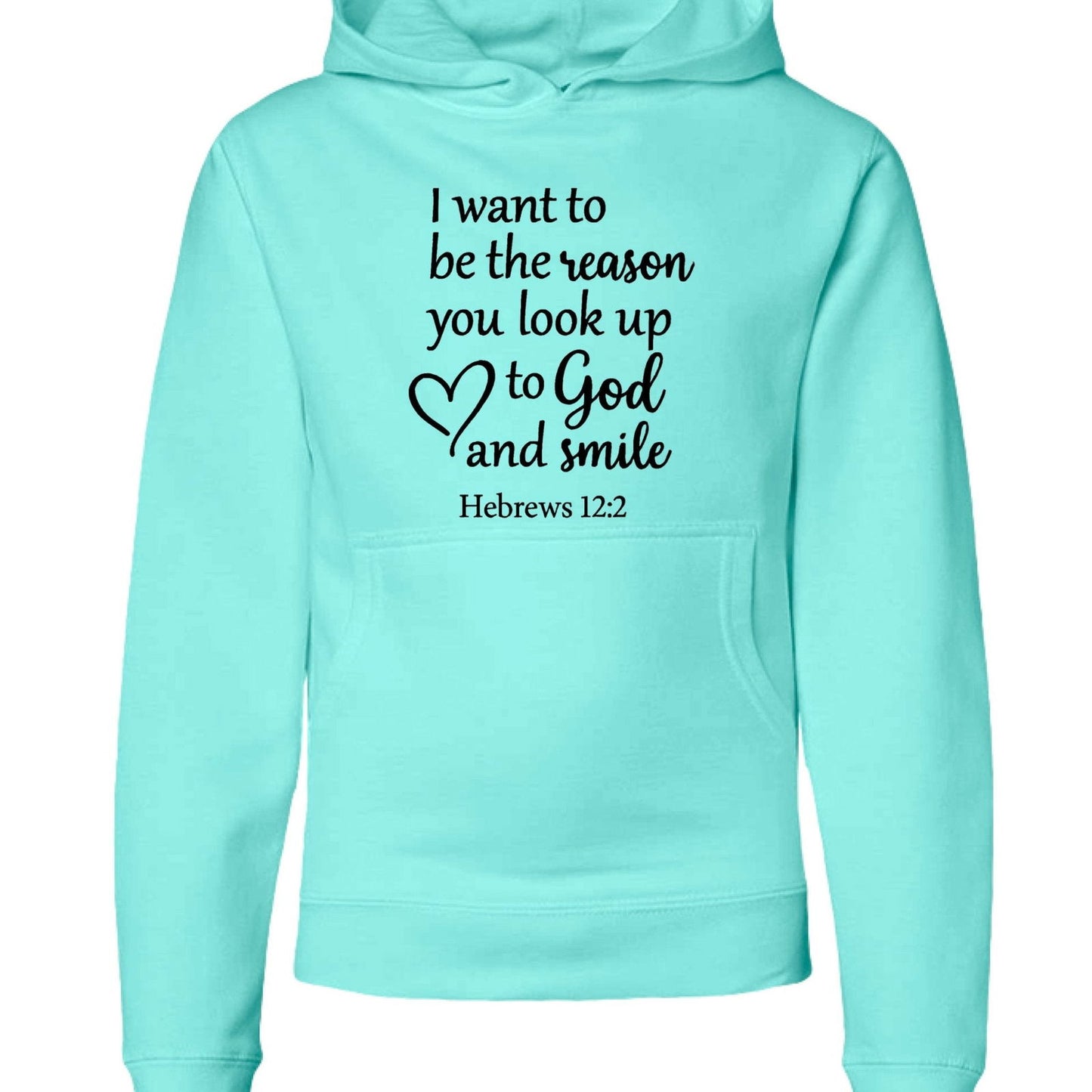 I Want To Be The Reason Youth Christian Pullover Hooded Sweatshirt - ClaimedbyGodDesigns
