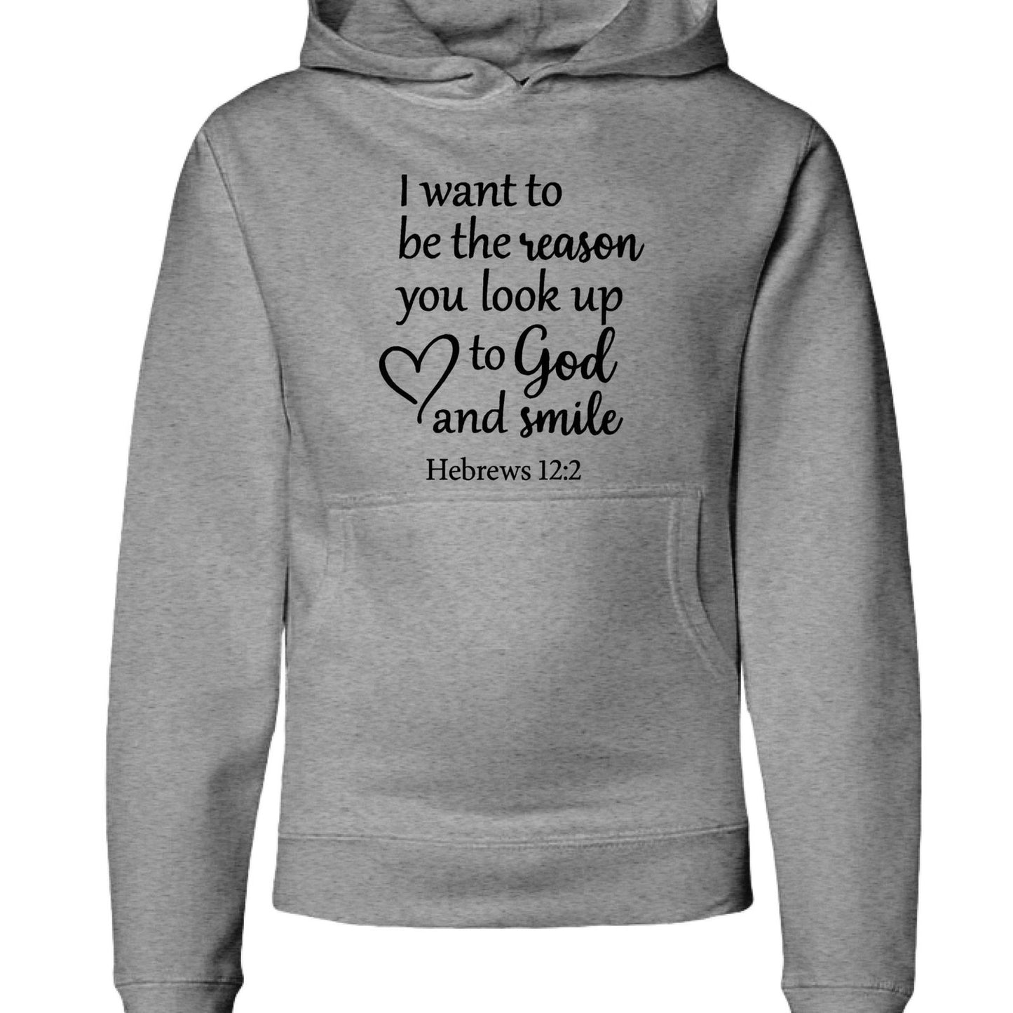 I Want To Be The Reason Youth Christian Pullover Hooded Sweatshirt - ClaimedbyGodDesigns