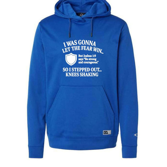 I Was Gonna Let The Fear Win Funny Unisex Christian Pullover Hooded Sweatshirt - ClaimedbyGodDesigns