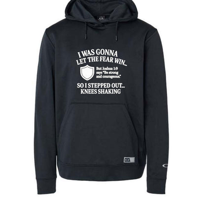 I Was Gonna Let The Fear Win Funny Unisex Christian Pullover Hooded Sweatshirt - ClaimedbyGodDesigns
