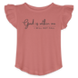 I Will Not Fail Christian Toddler Girls Flutter T-shirt - ClaimedbyGodDesigns