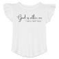 I Will Not Fail Christian Toddler Girls Flutter T-shirt - ClaimedbyGodDesigns