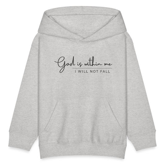 I Will Not Fail Youth Christian Hooded Sweatshirt - ClaimedbyGodDesigns