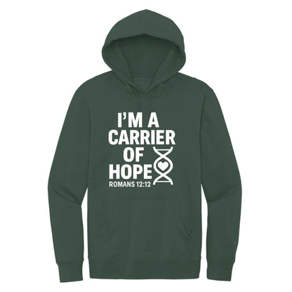 I'm A Carrier Of Hope Unisex Christian Pullover Hooded Sweatshirt - ClaimedbyGodDesigns