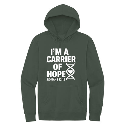 I'm A Carrier Of Hope Unisex Christian Pullover Hooded Sweatshirt - ClaimedbyGodDesigns