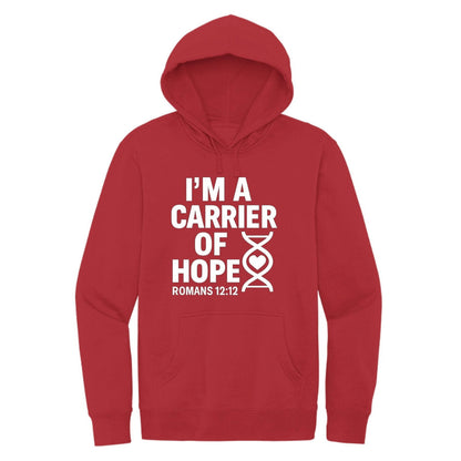 I'm A Carrier Of Hope Unisex Christian Pullover Hooded Sweatshirt - ClaimedbyGodDesigns